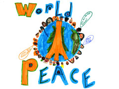 world peace graphic