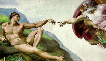 [The Creation of Adam]