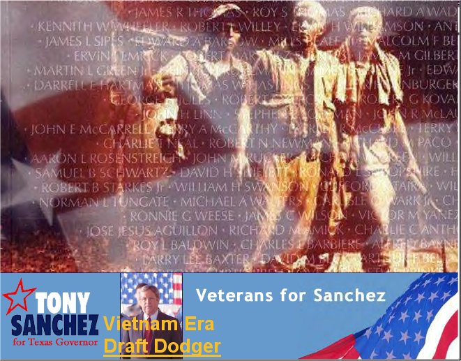 [Tony Sanchez the Vietnam Era Draft Dodger]