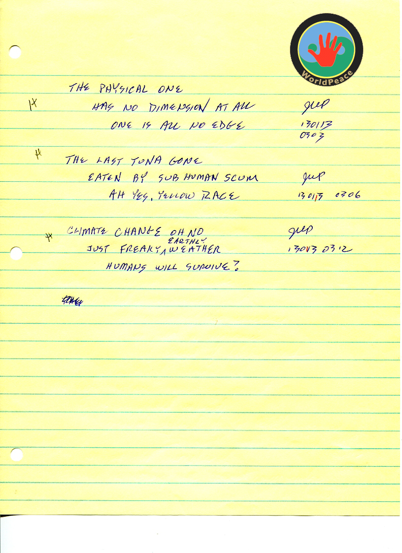 John WorldPeace Haiku