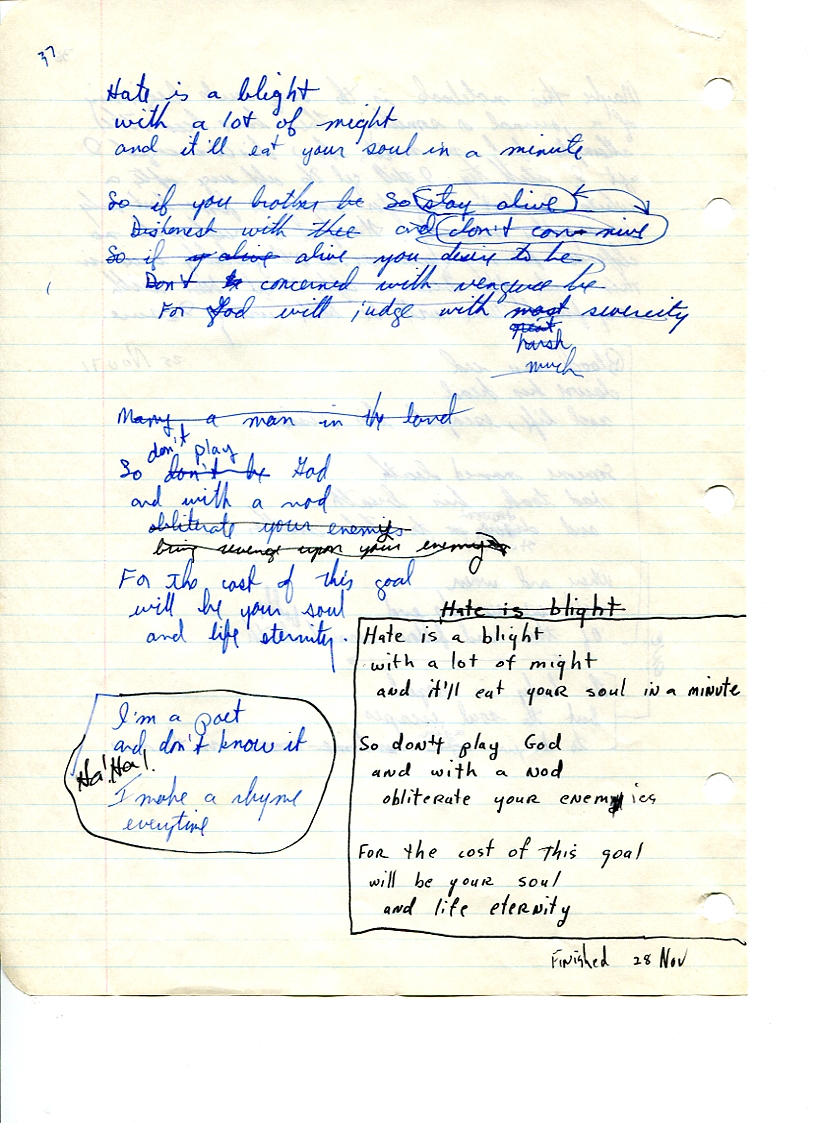 John WorldPeace Poems 1971 | World Peace Poems