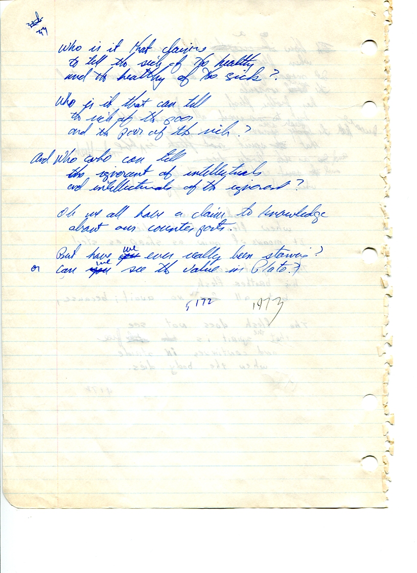 John WorldPeace Poems 1972 | World Peace Poems