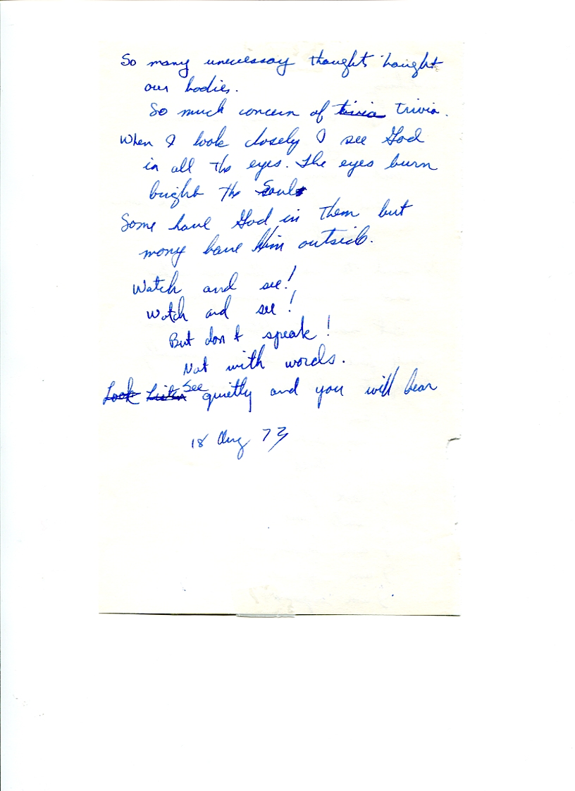 John WorldPeace Poems 1973 | World Peace Poems