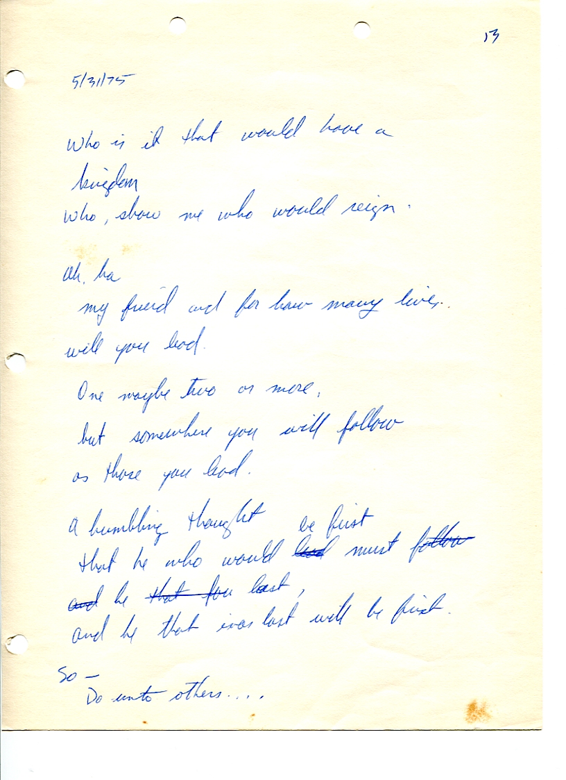 John WorldPeace Poems 1975 | World Peace Poems