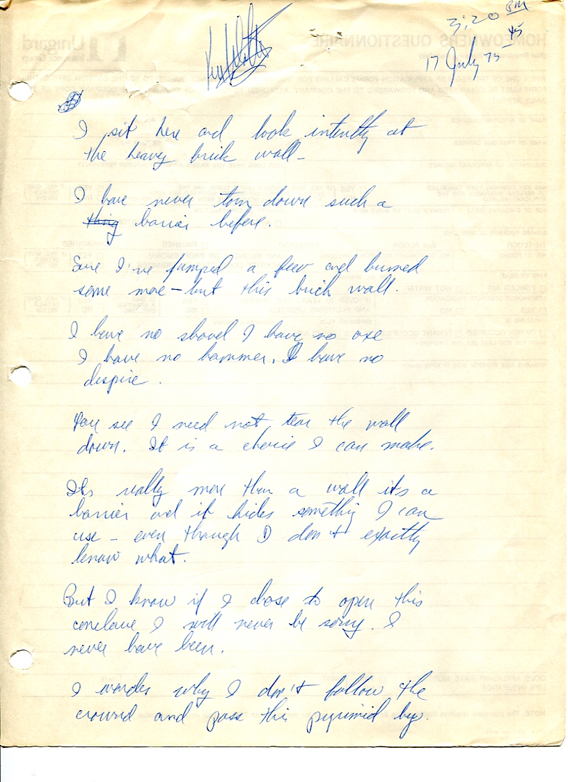 John WorldPeace Poems 1975 | World Peace Poems