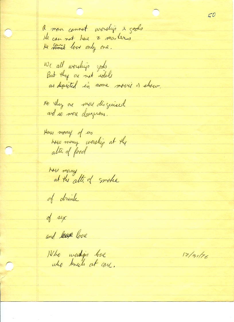 John WorldPeace Poems 1976 | World Peace Poems