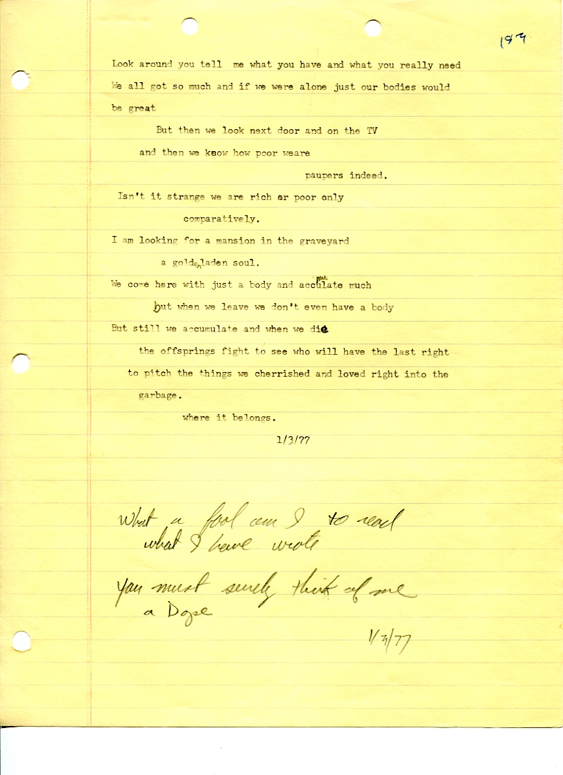 John WorldPeace Poems 1976 | World Peace Poems