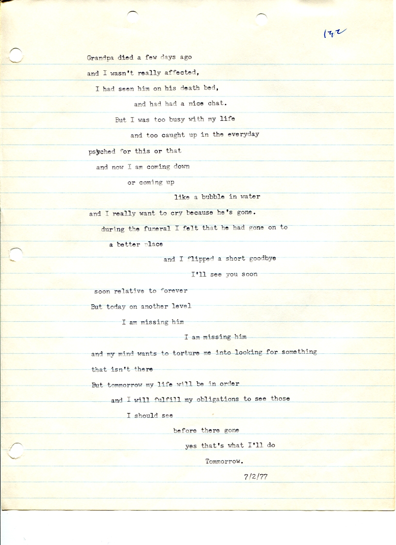 John WorldPeace Poems 1976 | World Peace Poems