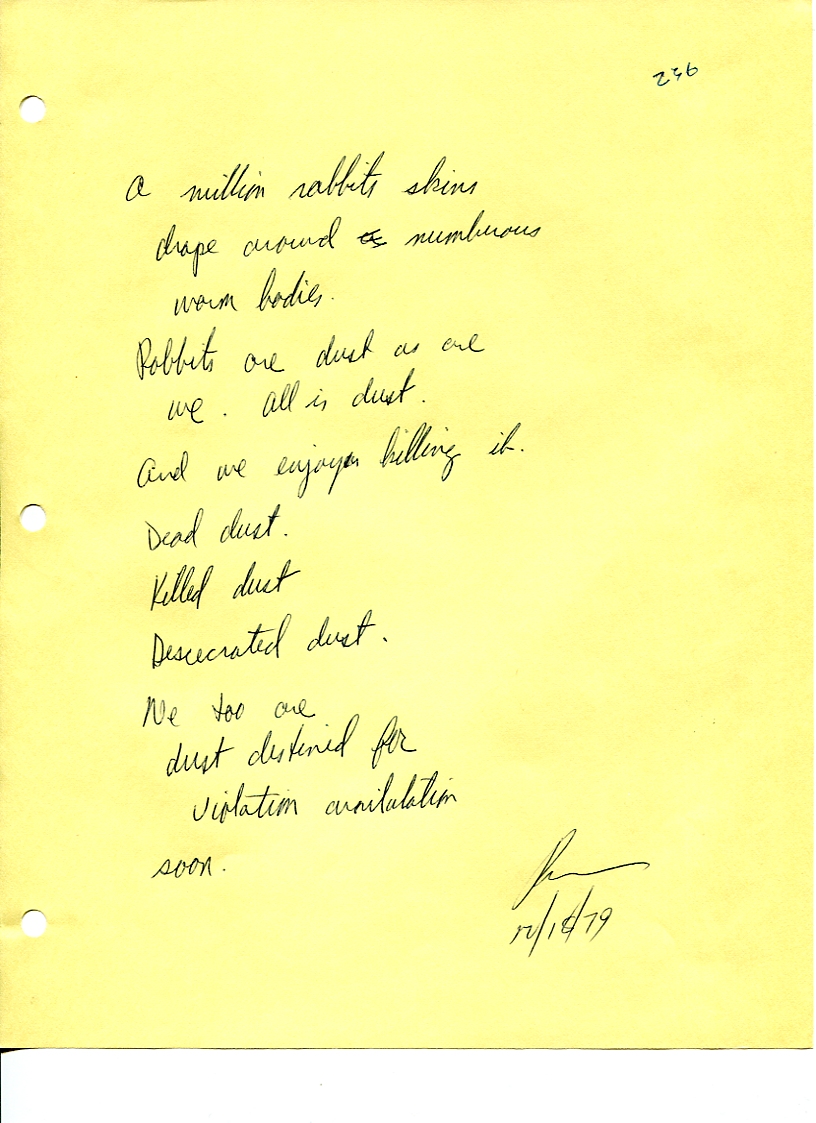 John WorldPeace Poems 1979 | World Peace Poems