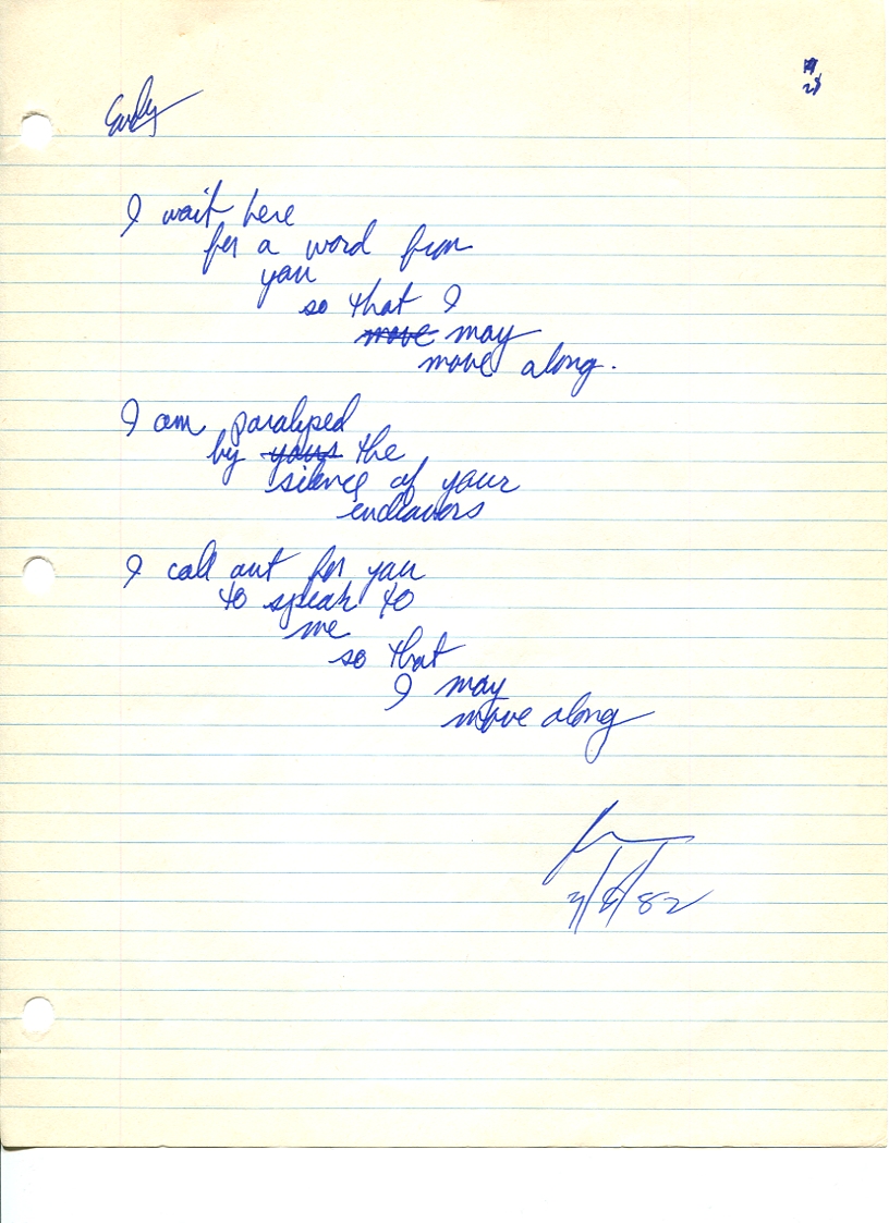 John WorldPeace Poems 1982 | World Peace Poems