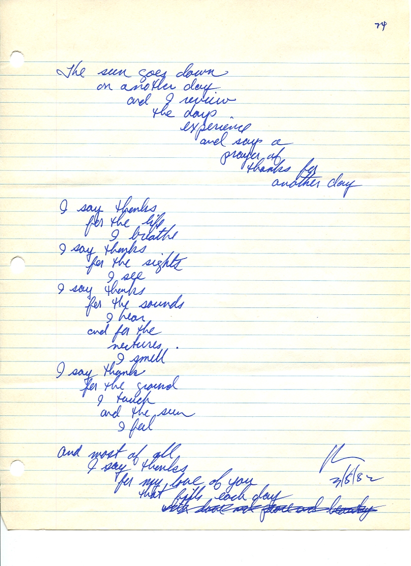 John WorldPeace Poems 1982 | World Peace Poems