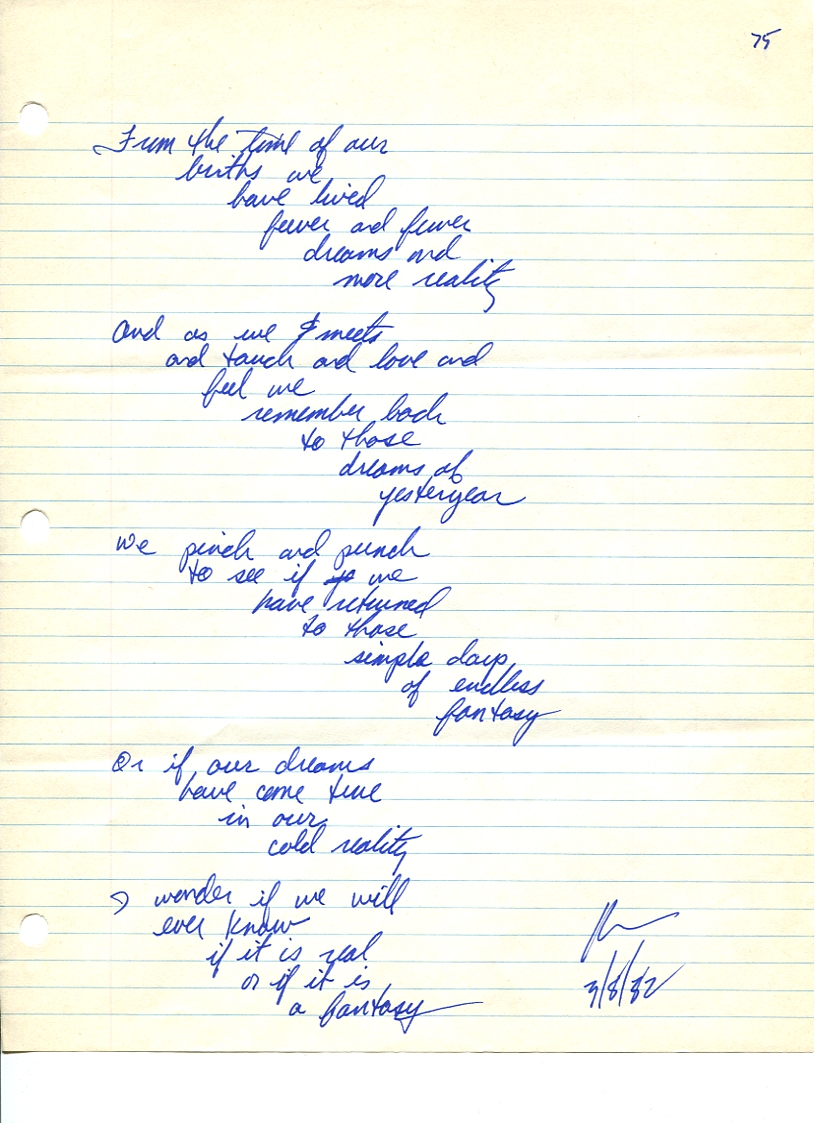 John WorldPeace Poems 1982 | World Peace Poems