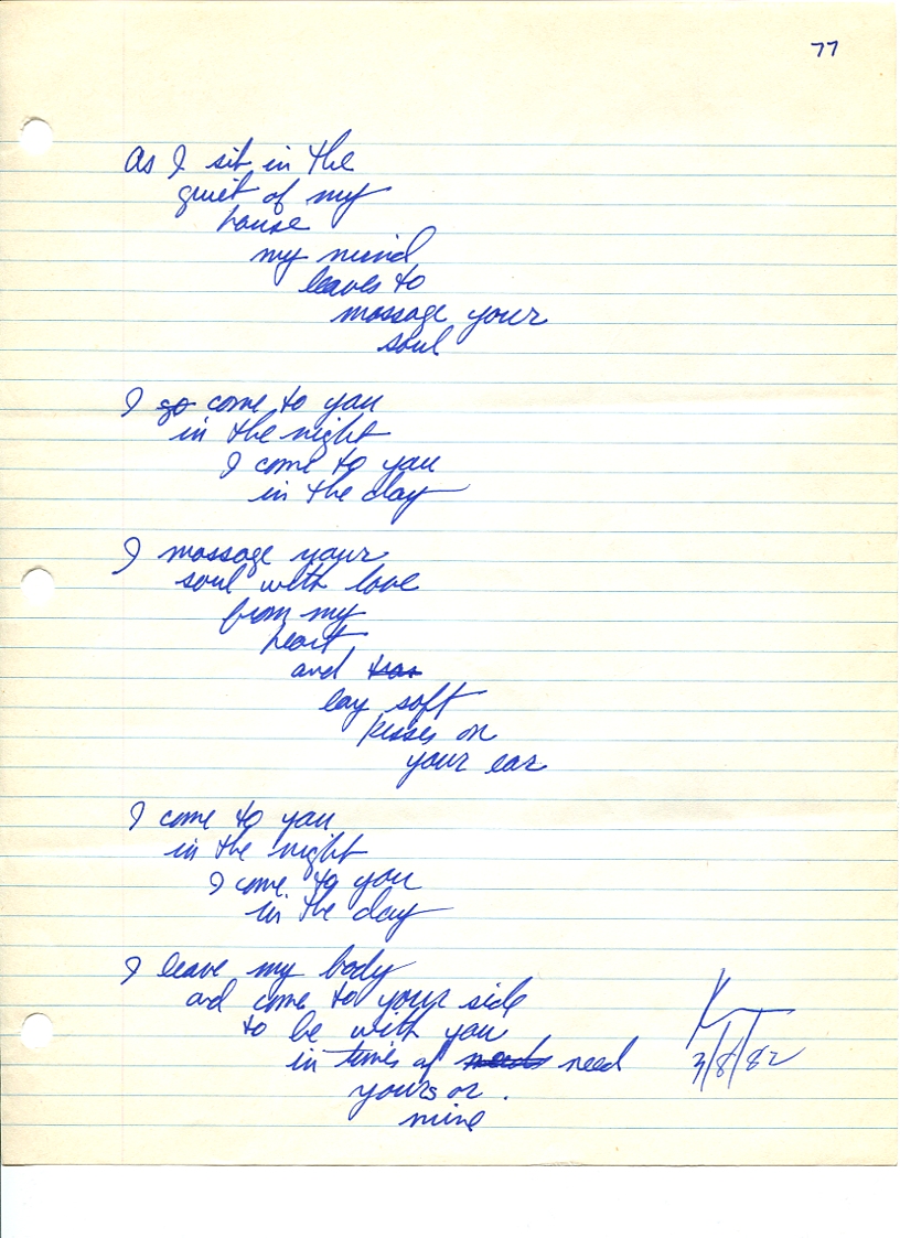 John WorldPeace Poems 1982 | World Peace Poems