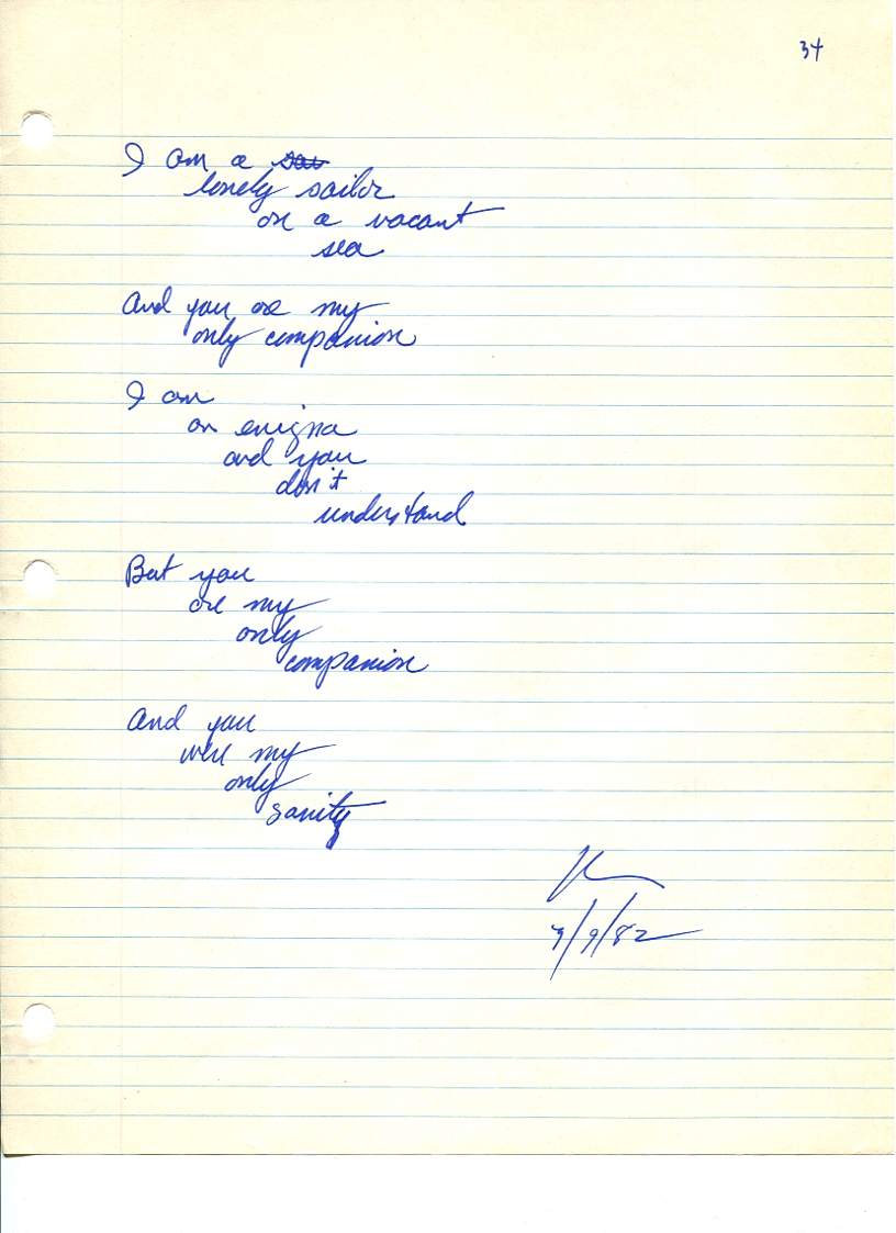 John WorldPeace Poems 1982 | World Peace Poems