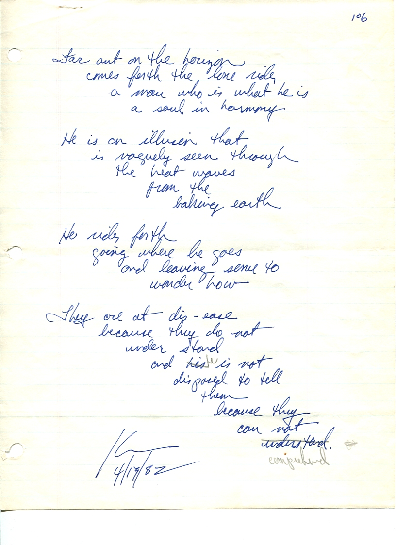 John WorldPeace Poems 1982 | World Peace Poems