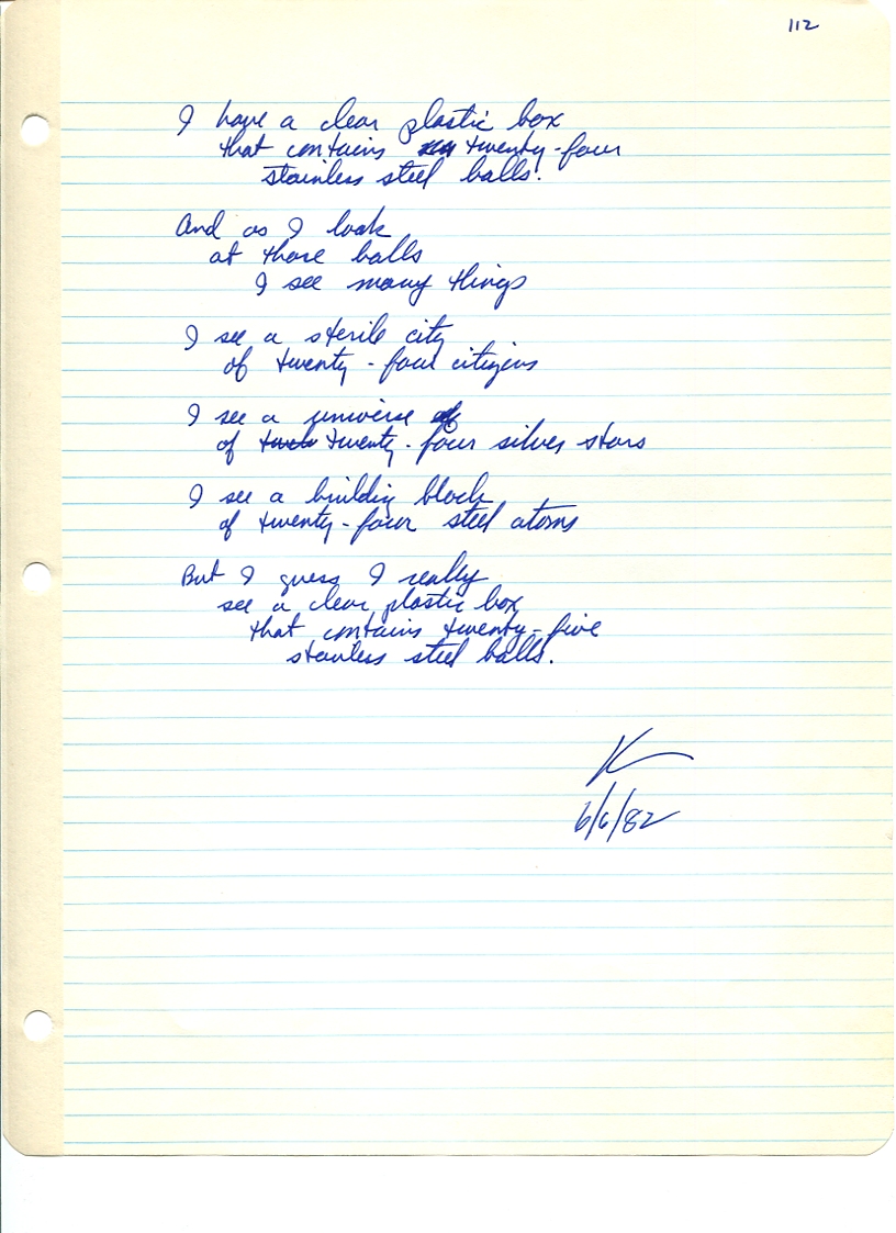 John WorldPeace Poems 1982 | World Peace Poems