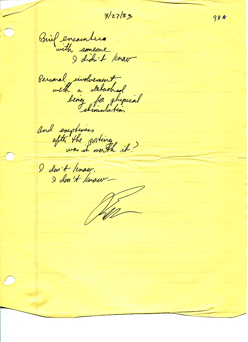 John WorldPeace Poems 1983 | World Peace Poems