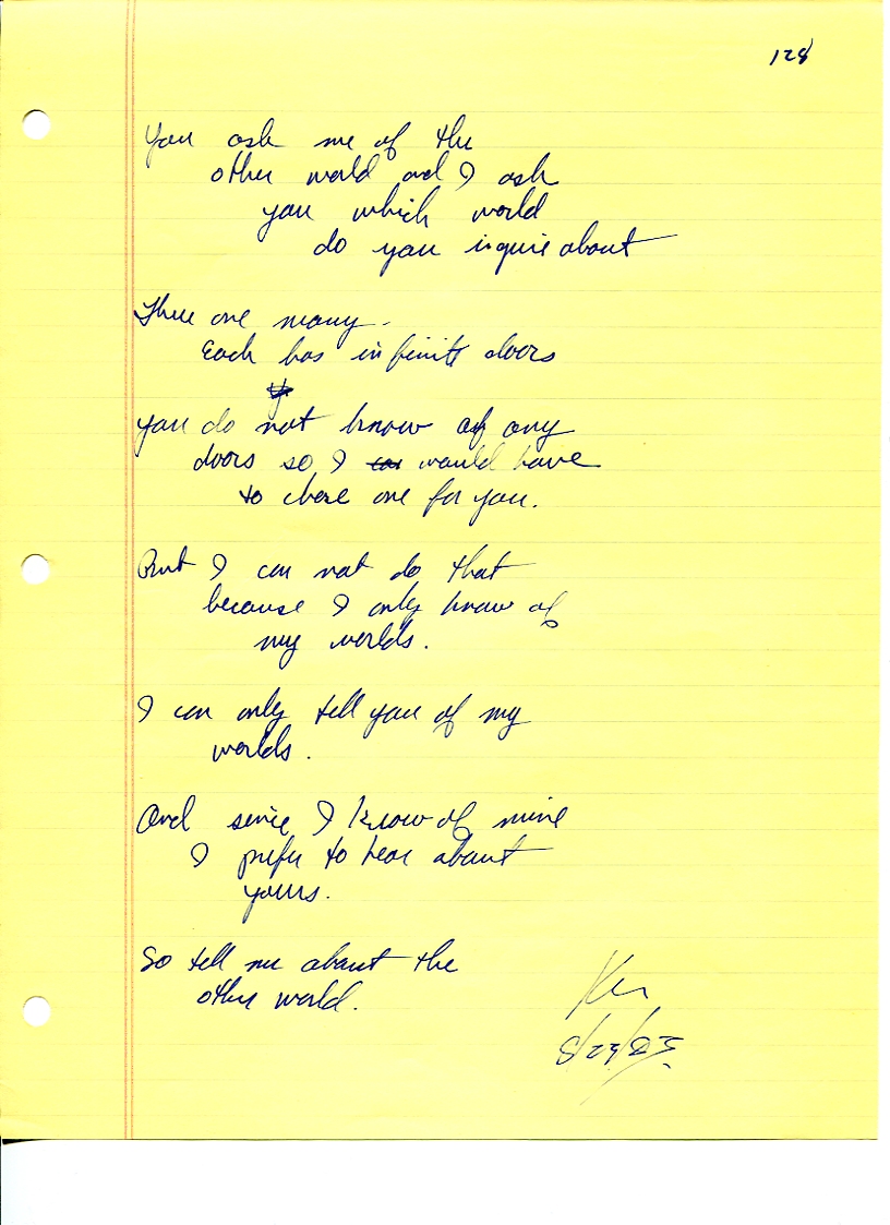 John WorldPeace Poems 1983 | World Peace Poems