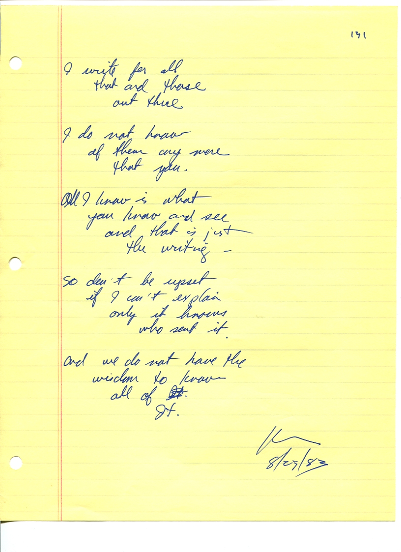 John WorldPeace Poems 1983 | World Peace Poems