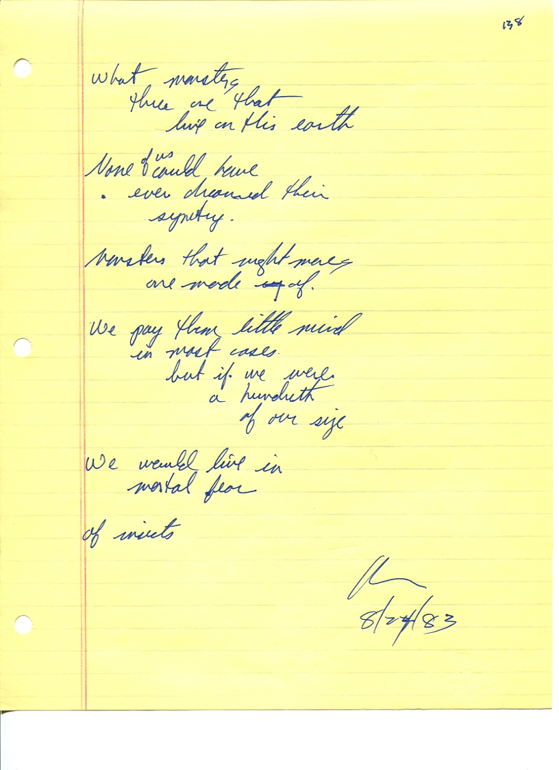 John WorldPeace Poems 1983 | World Peace Poems