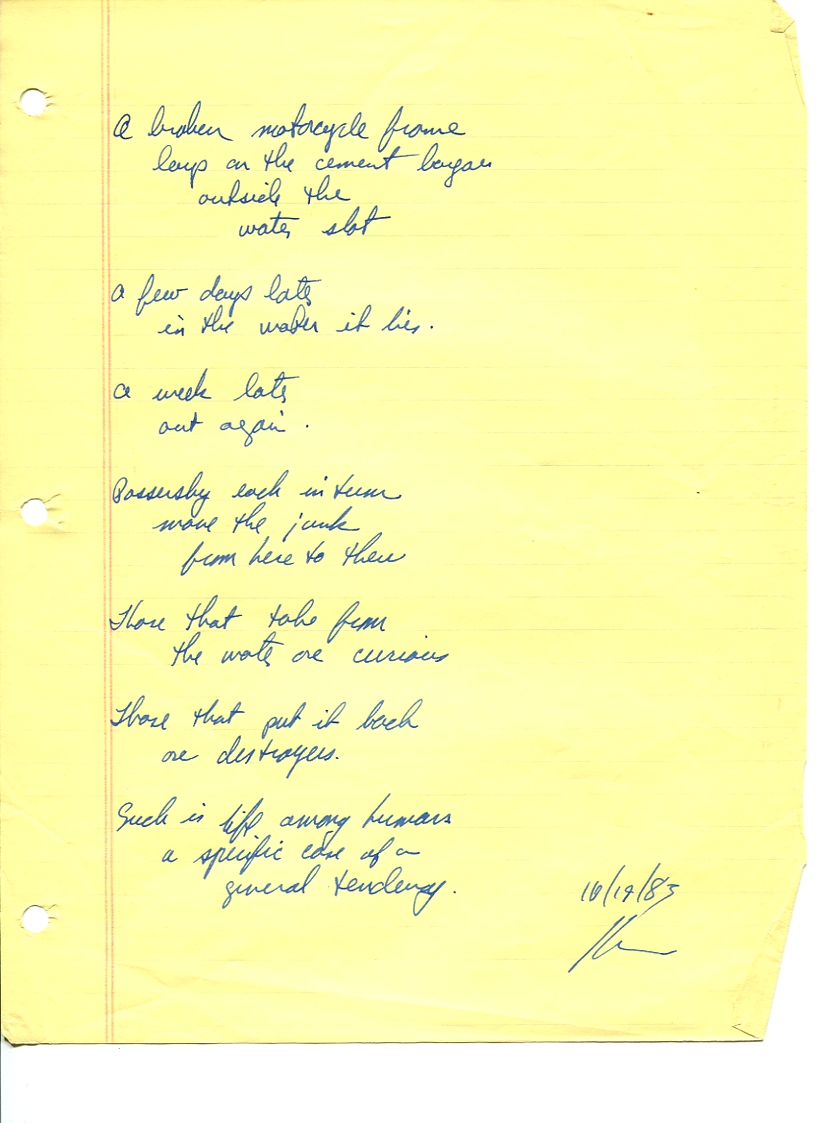 John WorldPeace Poems 1983 | World Peace Poems