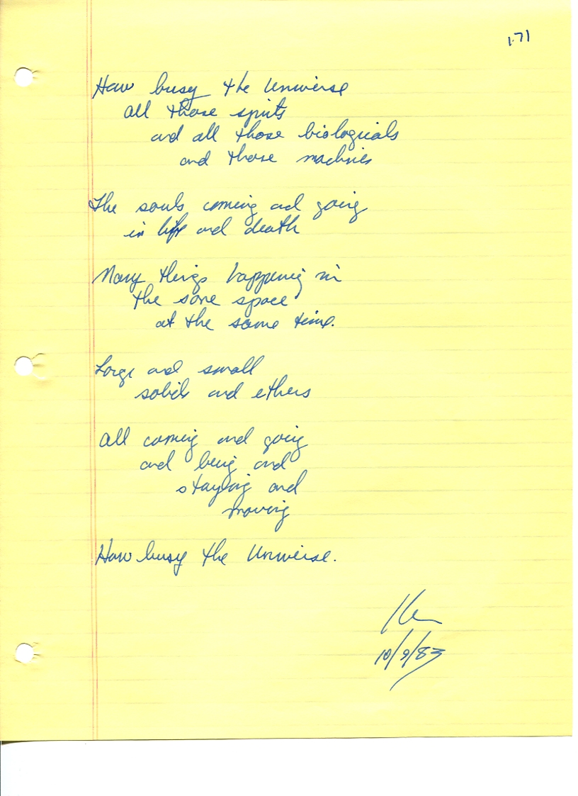 John WorldPeace Poems 1983 | World Peace Poems