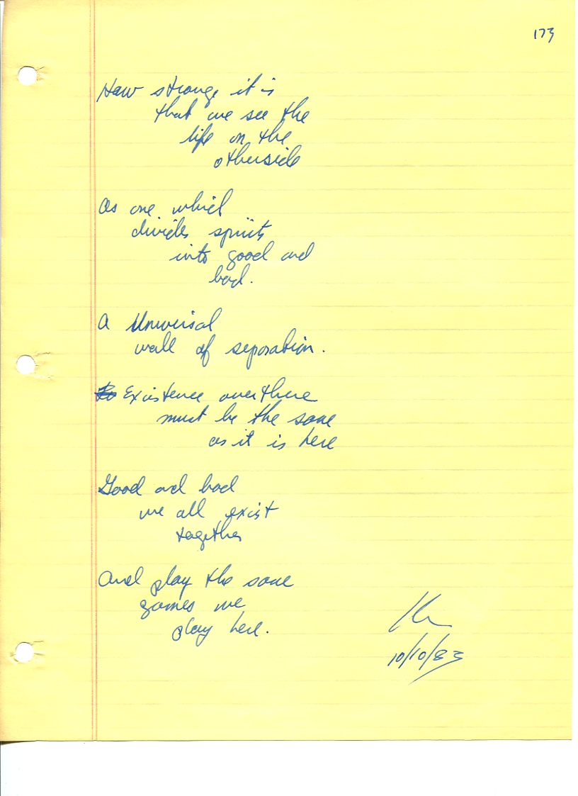 John WorldPeace Poems 1983 | World Peace Poems