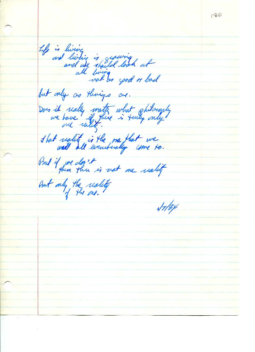 John WorldPeace Poems 1984 | World Peace Poems