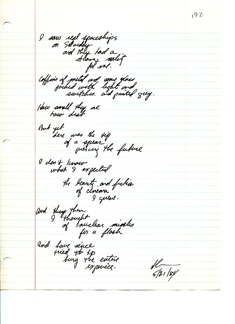 John WorldPeace Poems 1984 | World Peace Poems