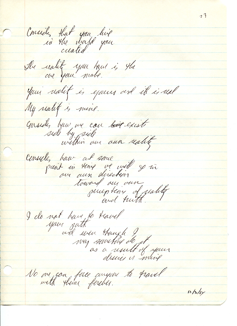 John WorldPeace Poems 1984 | World Peace Poems