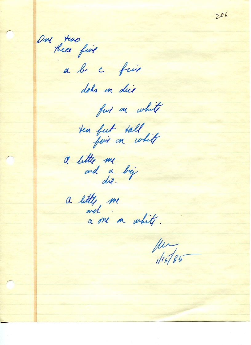 John WorldPeace Poems 1985 | World Peace Poems