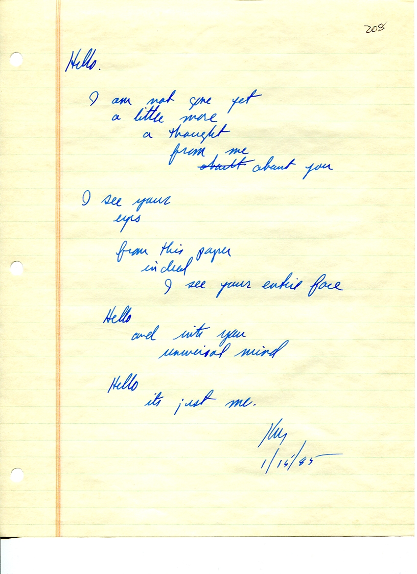 John WorldPeace Poems 1985 | World Peace Poems