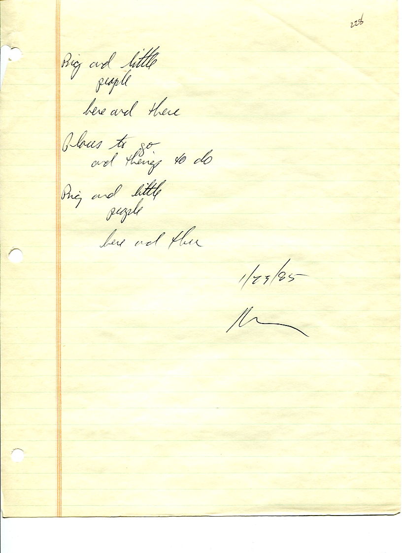 John WorldPeace Poems 1985 | World Peace Poems