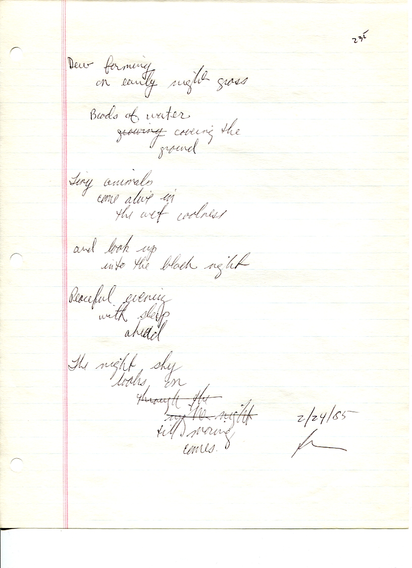 John WorldPeace Poems 1985 | World Peace Poems