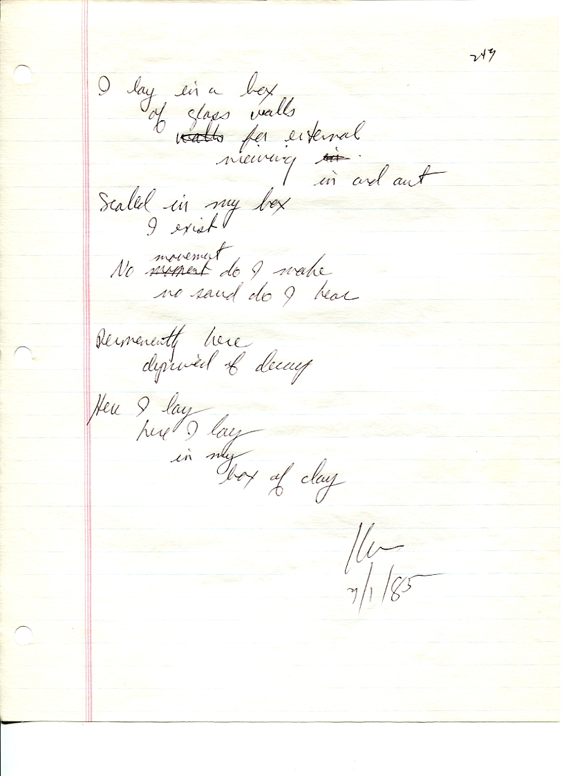 John WorldPeace Poems 1985 | World Peace Poems