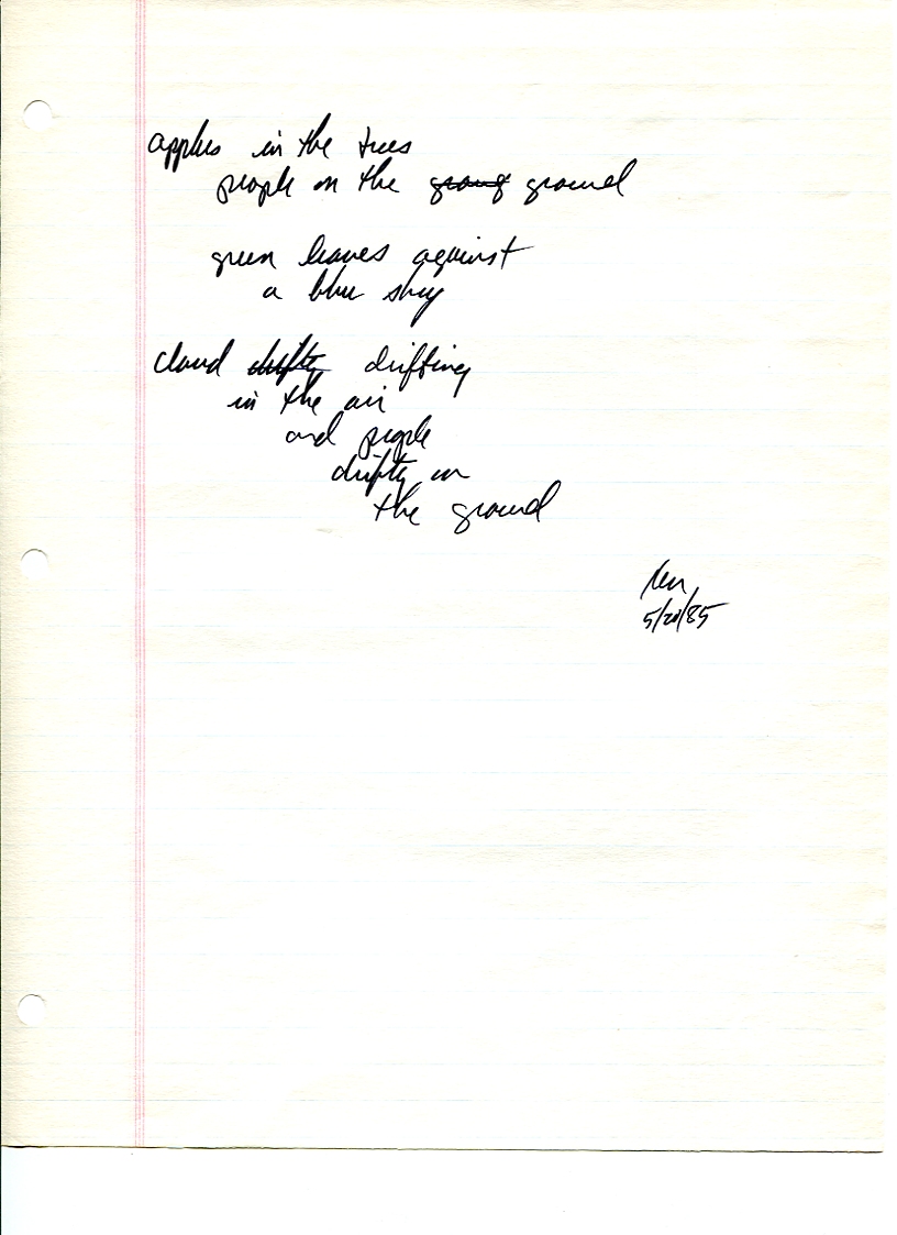 John WorldPeace Poems 1985 | World Peace Poems