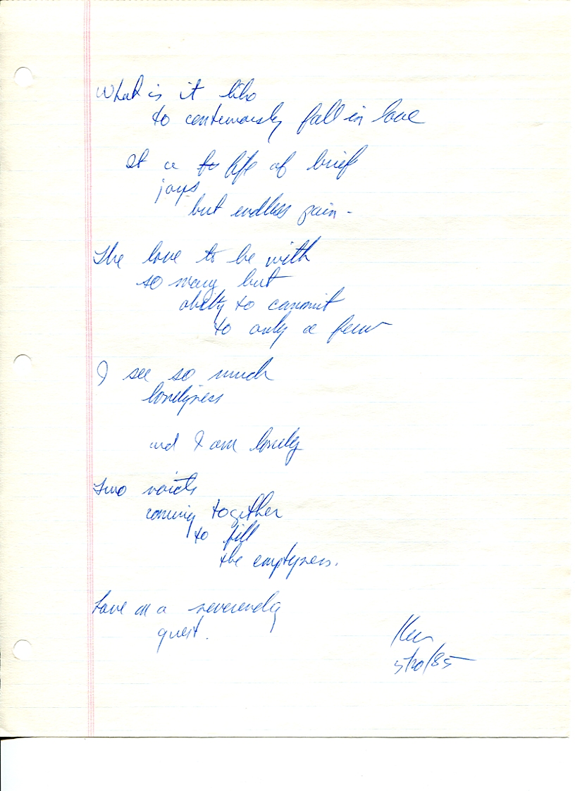 John WorldPeace Poems 1985 | World Peace Poems