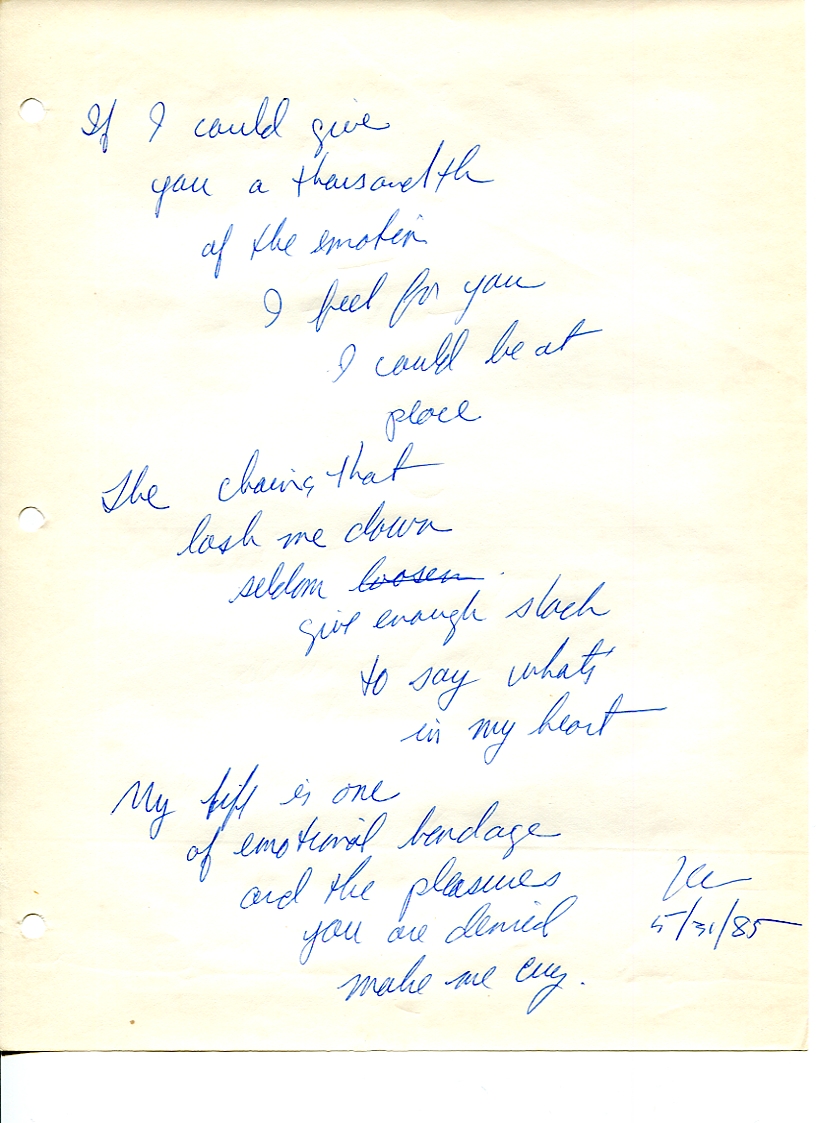 John WorldPeace Poems 1985 | World Peace Poems