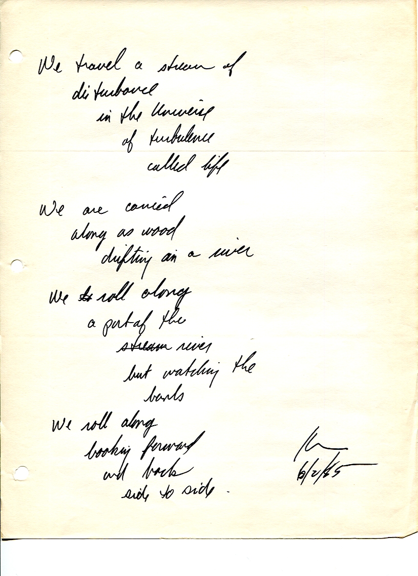 John WorldPeace Poems 1985 | World Peace Poems