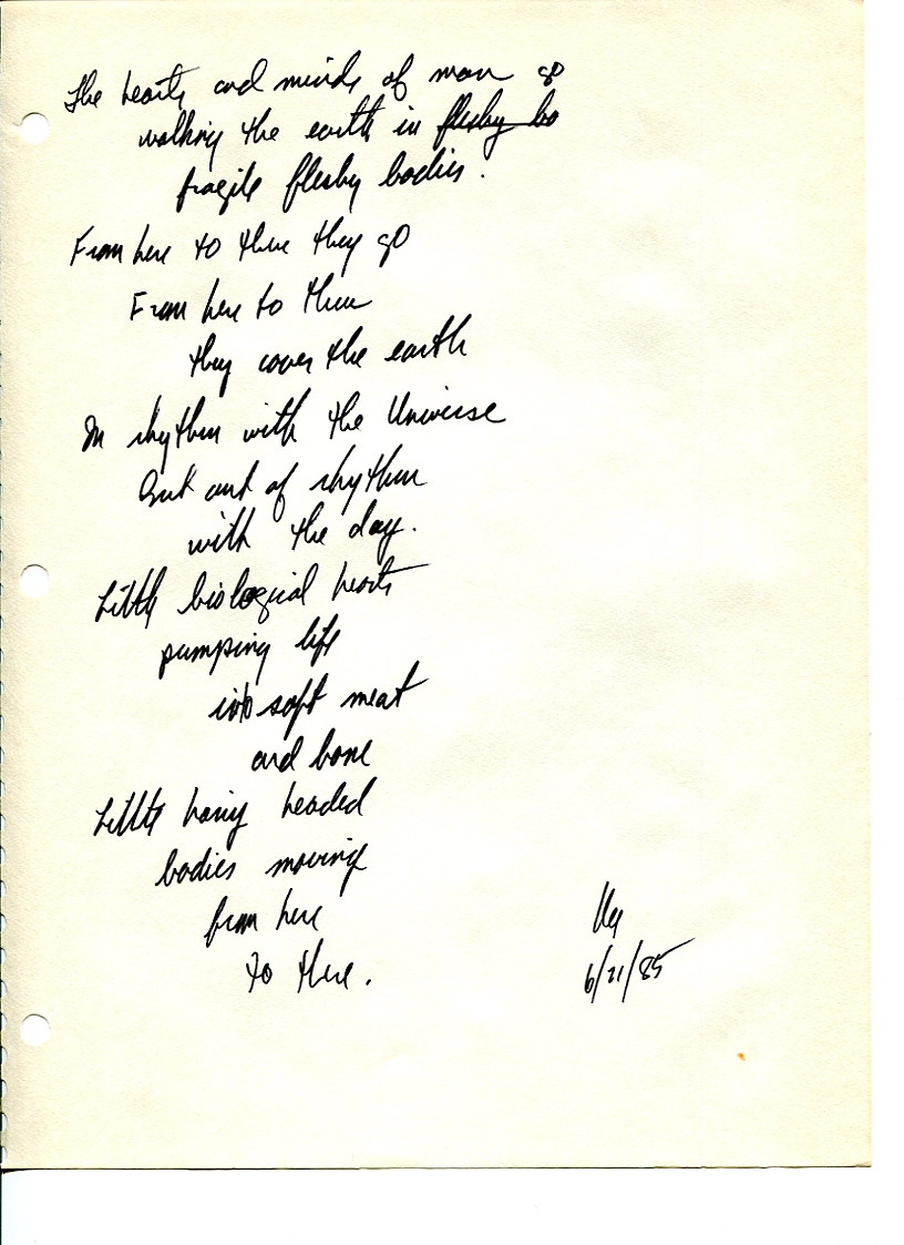 John WorldPeace Poems 1985 | World Peace Poems