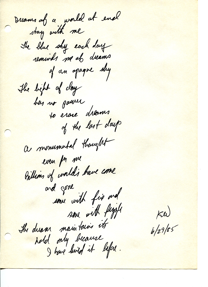 John WorldPeace Poems 1985 | World Peace Poems