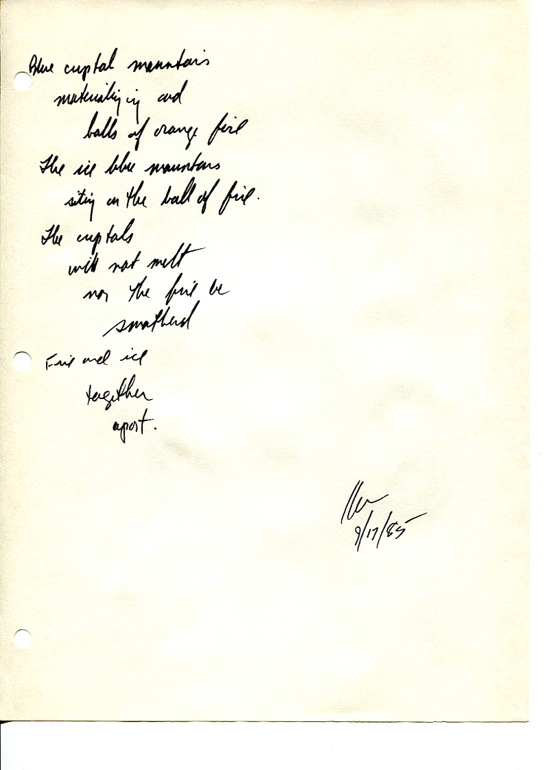 John WorldPeace Poems 1985 | World Peace Poems