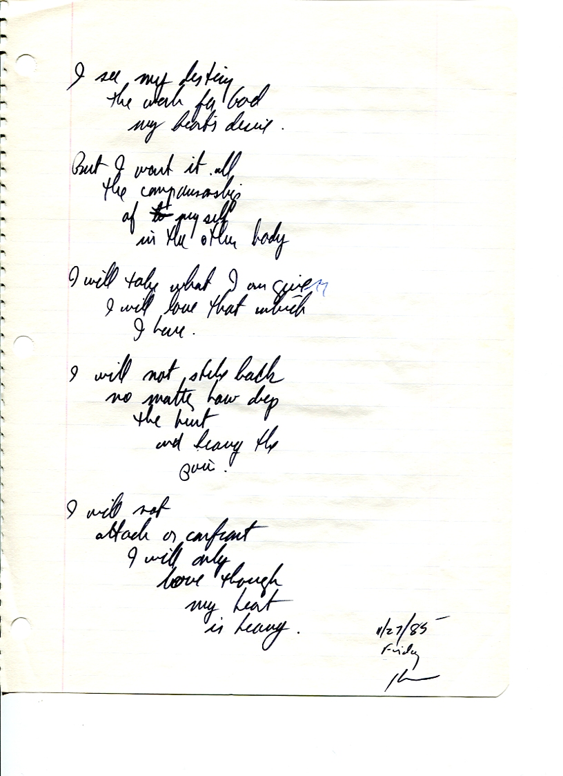 John WorldPeace Poems 1985 | World Peace Poems