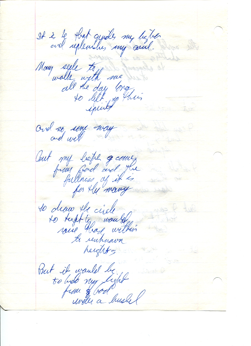 John WorldPeace Poems 1985 | World Peace Poems