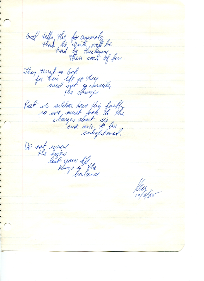 John WorldPeace Poems 1985 | World Peace Poems