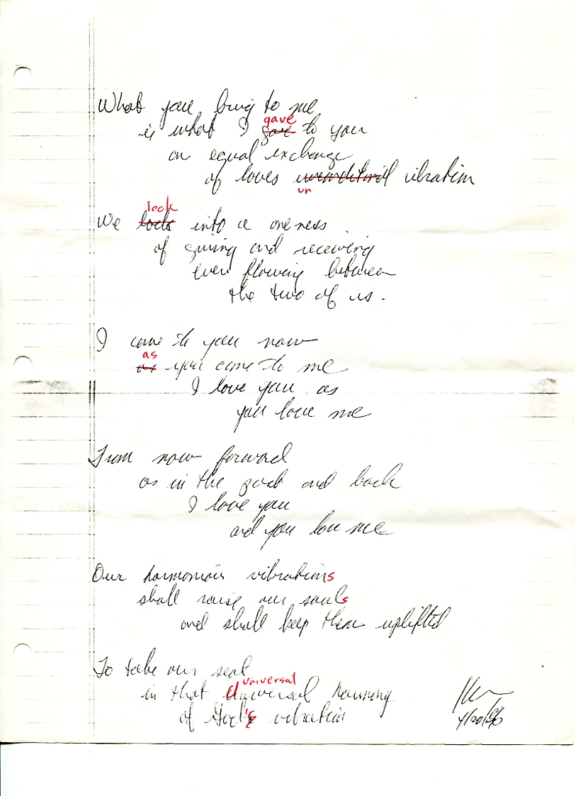 John WorldPeace Poems 1986 | World Peace Poems