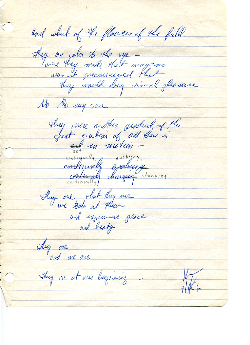 John WorldPeace Poems 1986 | World Peace Poems