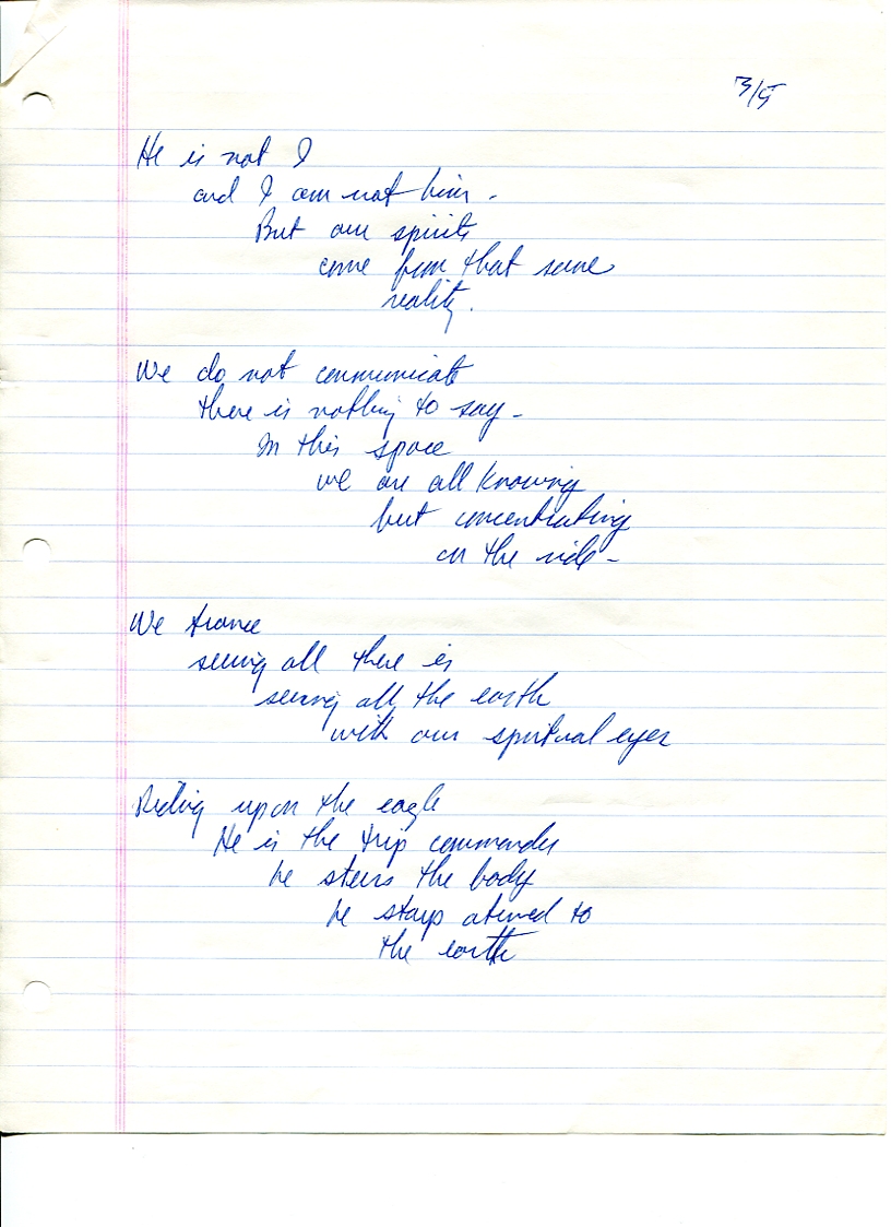 John WorldPeace Poems 1986 | World Peace Poems