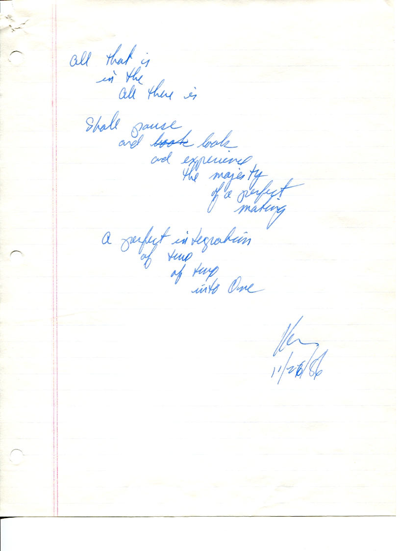 John WorldPeace Poems 1986 | World Peace Poems