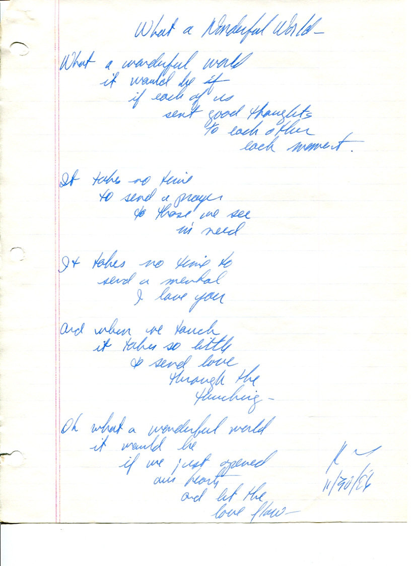 John WorldPeace Poems 1986 | World Peace Poems